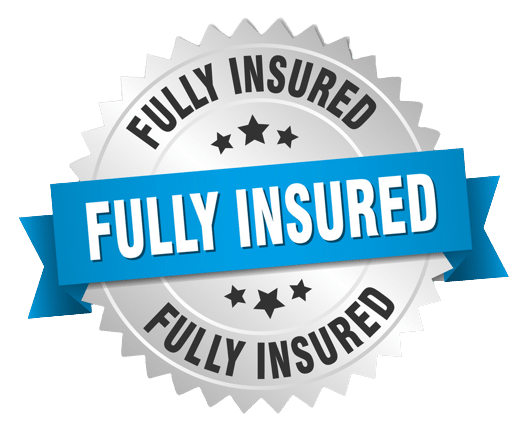 Fully insured logo describes how our services at perfect garage solutions is 100% insured