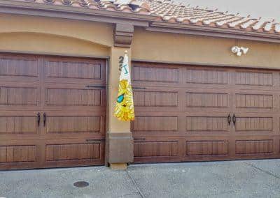 Garage door opener screw repair