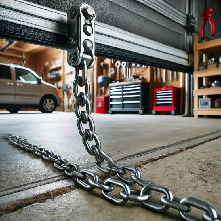 garage door chain loose