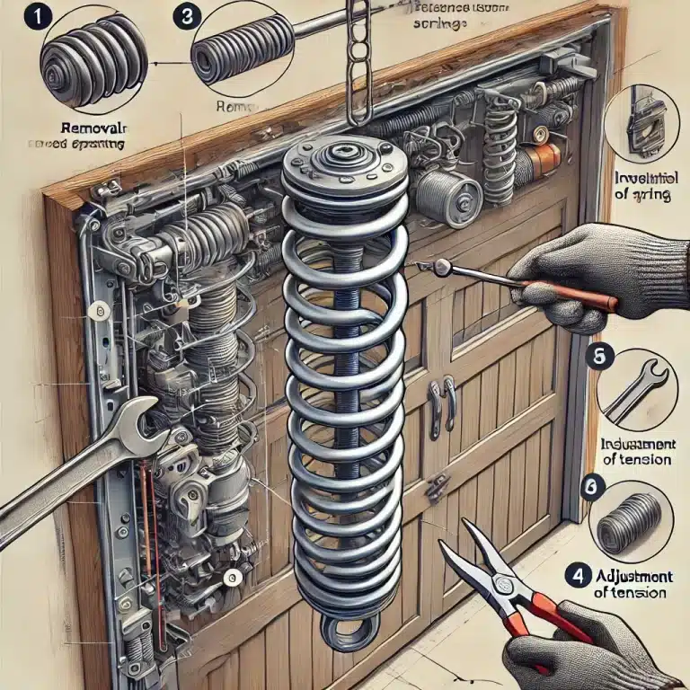 how to replace spring on garage door