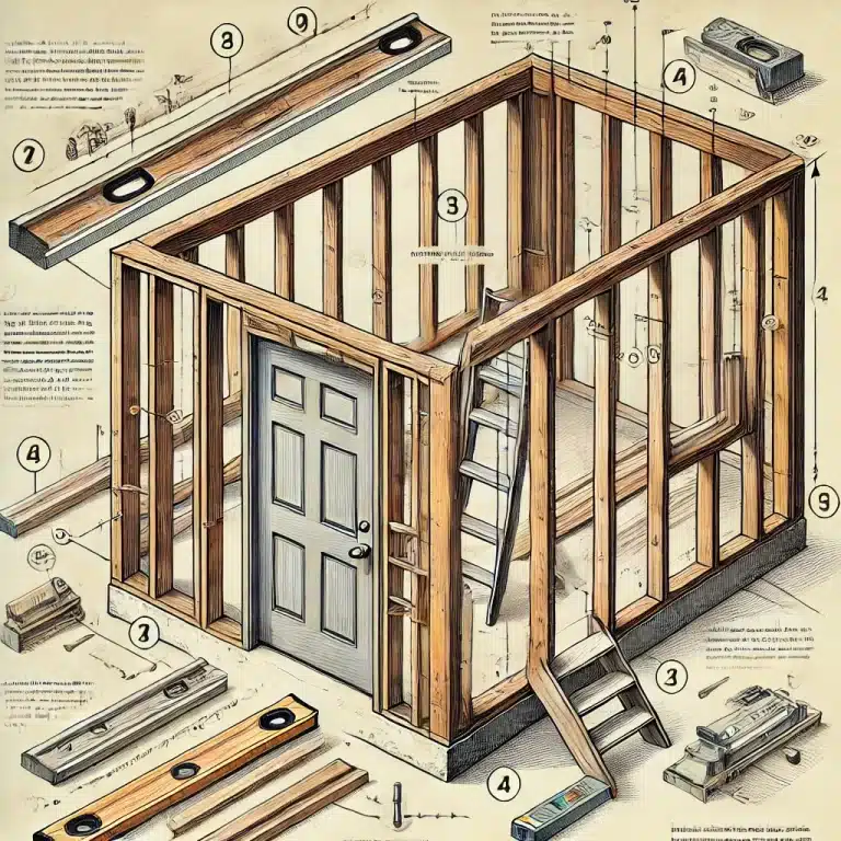 how to frame a garage door