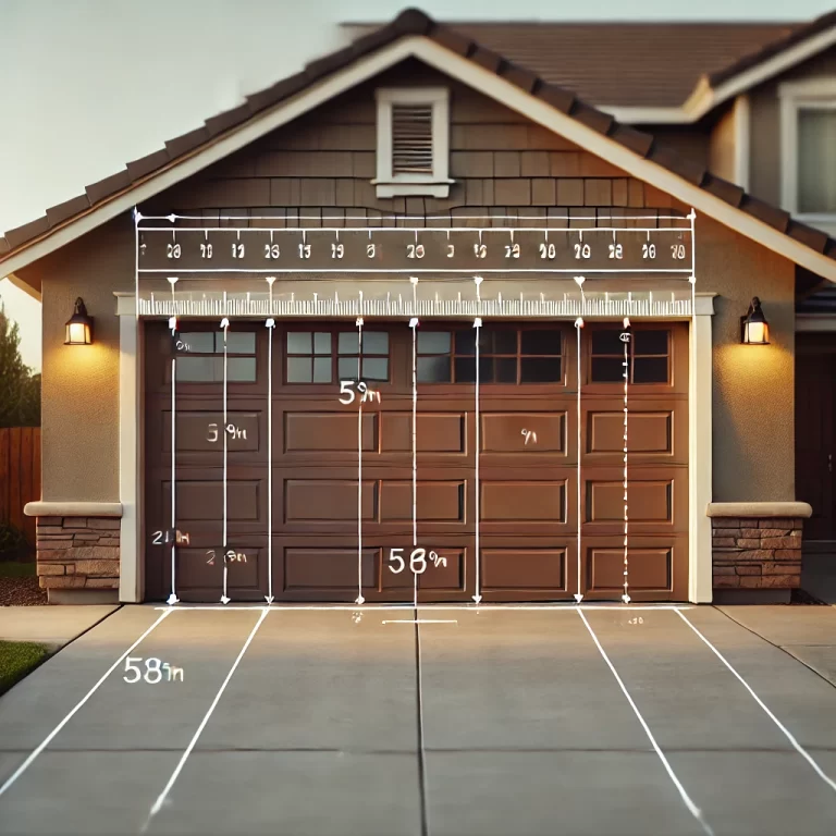 garage door width