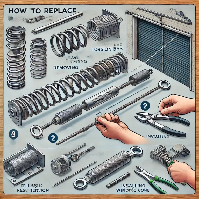 how to replace garage door spring