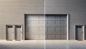 garage door width