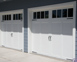 Garage door windows