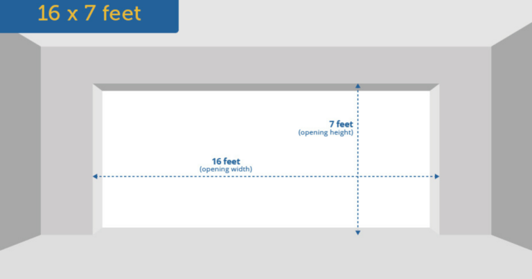 overhead door sizes in Roseville CA