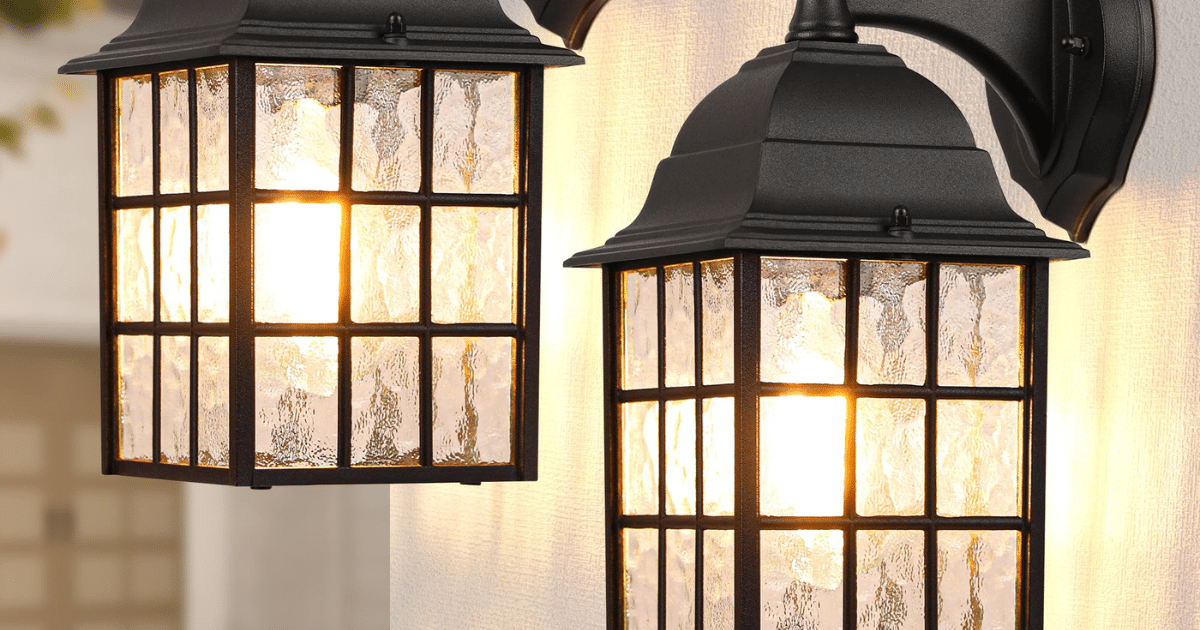 exterior garage light fixtures